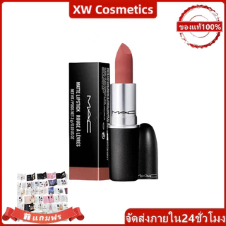 ส่งฟรีน้ำหอม ขนาดทดลอง ลิปสติก M.A.C Powder Kiss Lipstick #314 #316 #923 #930#813#926 เนื้อMatte 3g ลิป ลิปสติก