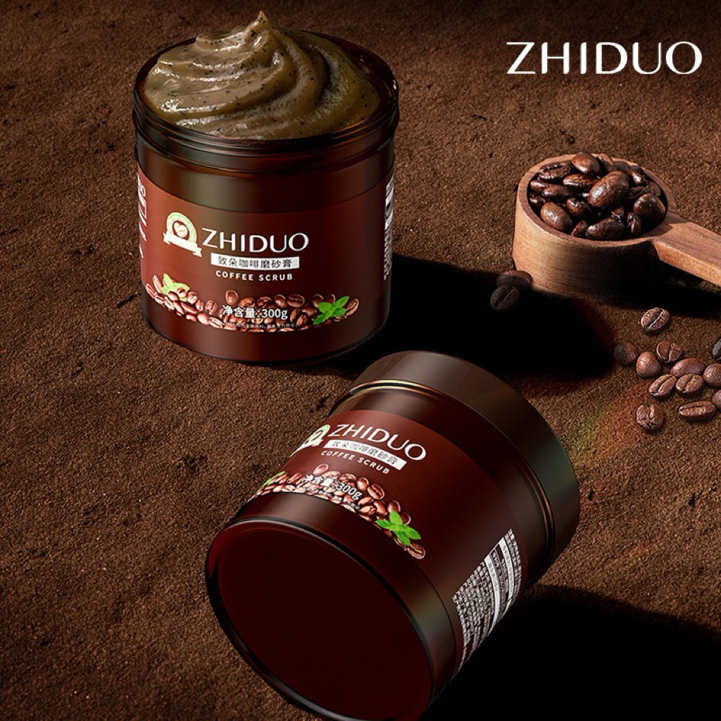 สครับกาแฟ zhiduo ผิวเรียบเนียนอ่อนโยน
