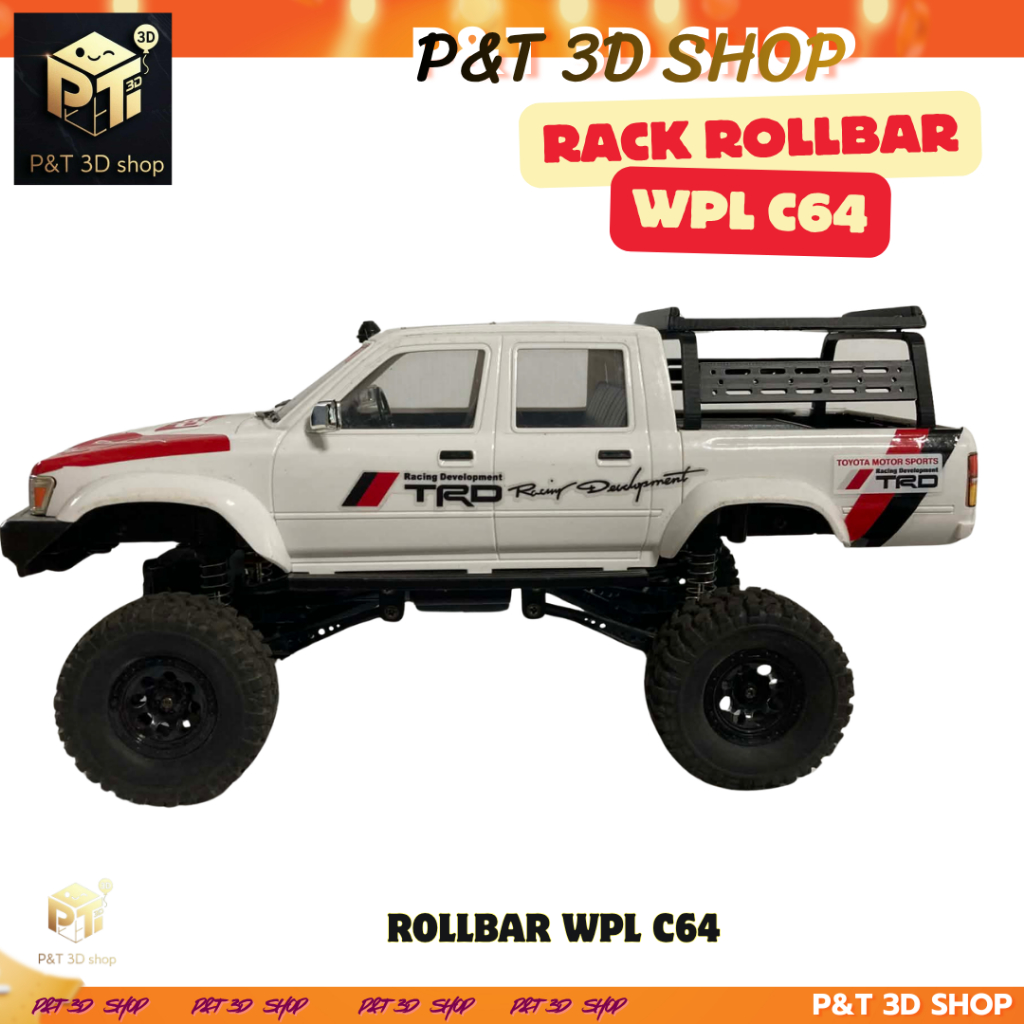 WPL C64 BED RCAK แรคกระบะหลัง  T&T 3D SHOP