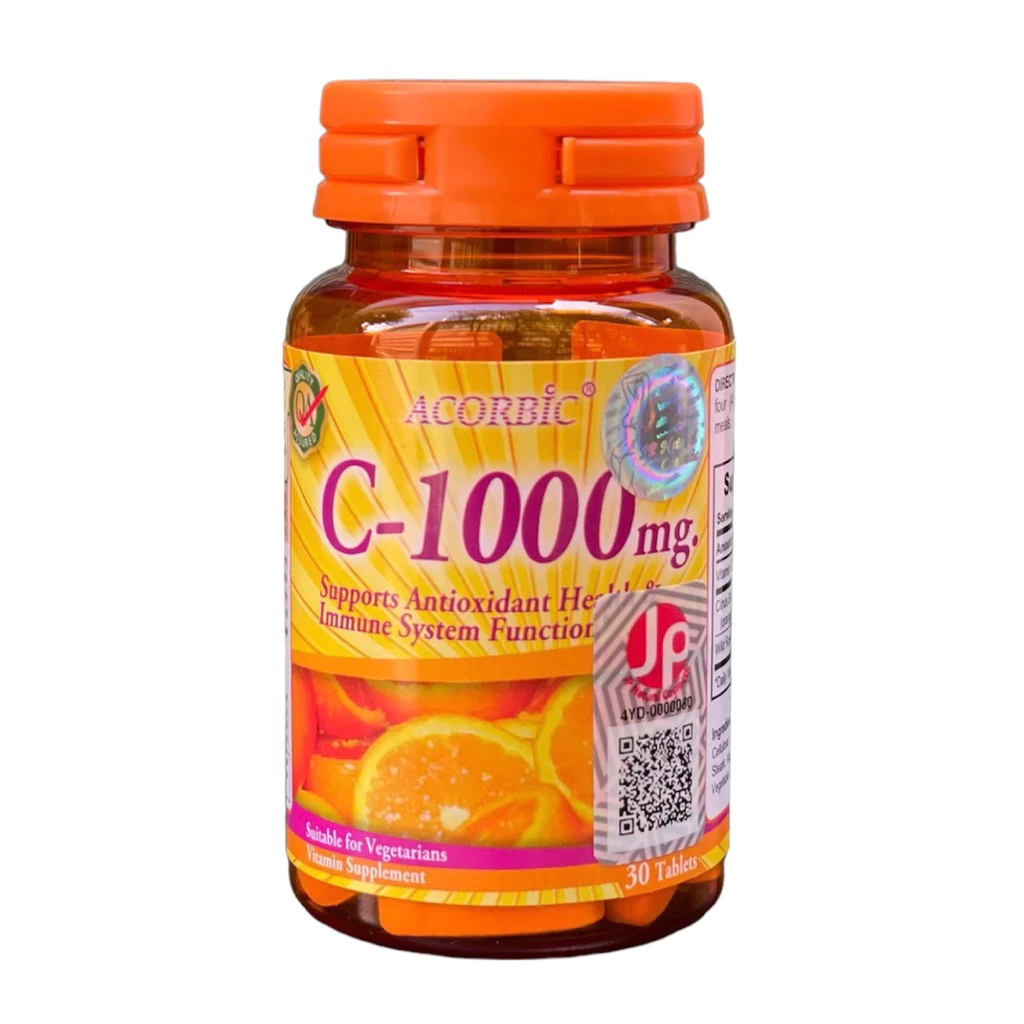 วิตามิน c-1000 MG. ( 1 กระปุก บรรจุ 30 เม็ด )ขายเทค่ะ