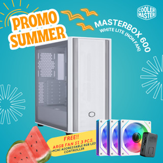 เคสคอมพิวเตอร์ (Case-ATX) รุ่น MASTERBOX 600 LITE - Cooler M…