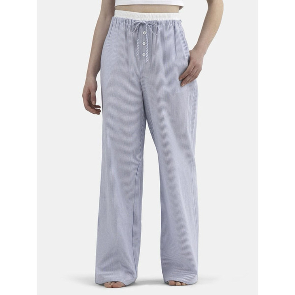 No Boundaries Baggy Boxer Pants กางเกงผู้หญิง💙🤍🩵