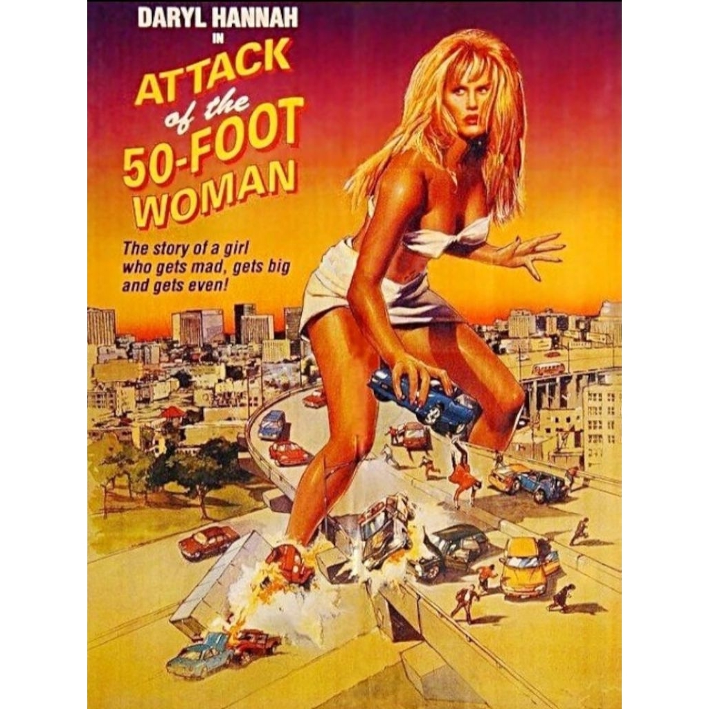 ของสะสมสำหรับเครื่องBlu-ray+DVD ปก+สกรีนแผ่น Attack of the 50 Ft. Woman (1993) ผู้หญิง 50 ฟุต