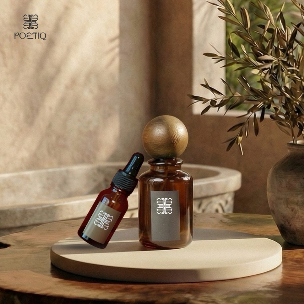 Room Spray & Aroma Oil รูมสเปรย์คู่อโรม่าออยส์ | รีเฟรชห้องหอมทันที ลดกลิ่นอับ | กลิ่นละมุนพรีเมียม ไม่ฉุน Poetiq