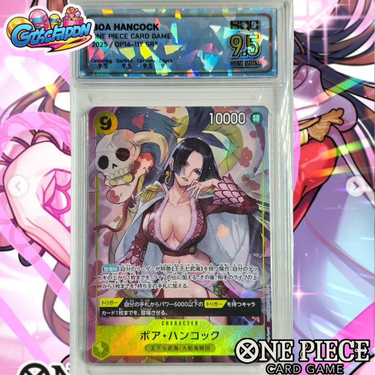 (พร้อมส่ง) การ์ดวันพีช โบอา แฮนค็อก PSA 9.5 Boa Hancock OP14-112 one piece card game