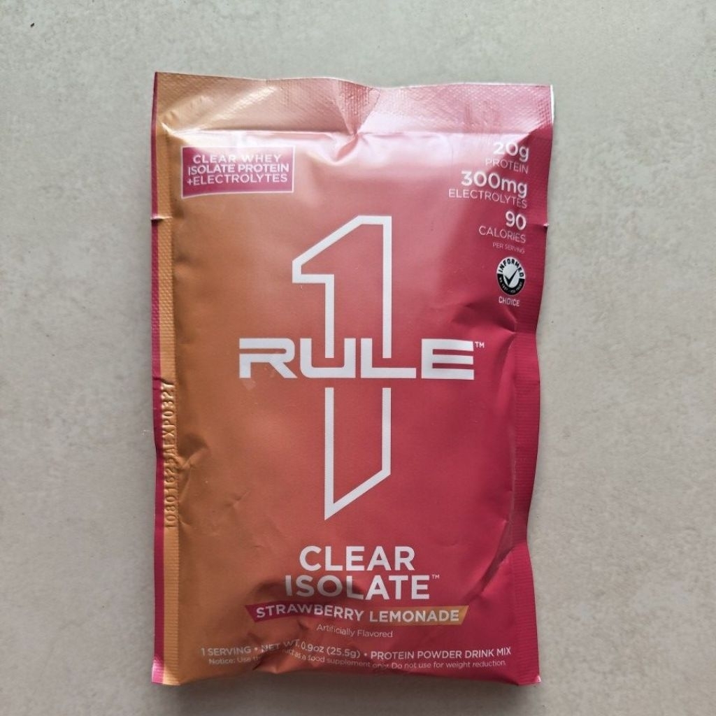 Rule​ 1​ Clear Whey​ lsolate 1Servings.