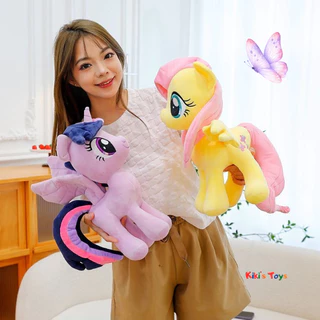 [พร้อมส่ง]ตุ๊กตาม้าโพนี่ ตุ๊กตายูนิคอร์น my little pony สีสันสดใสน่ารัก