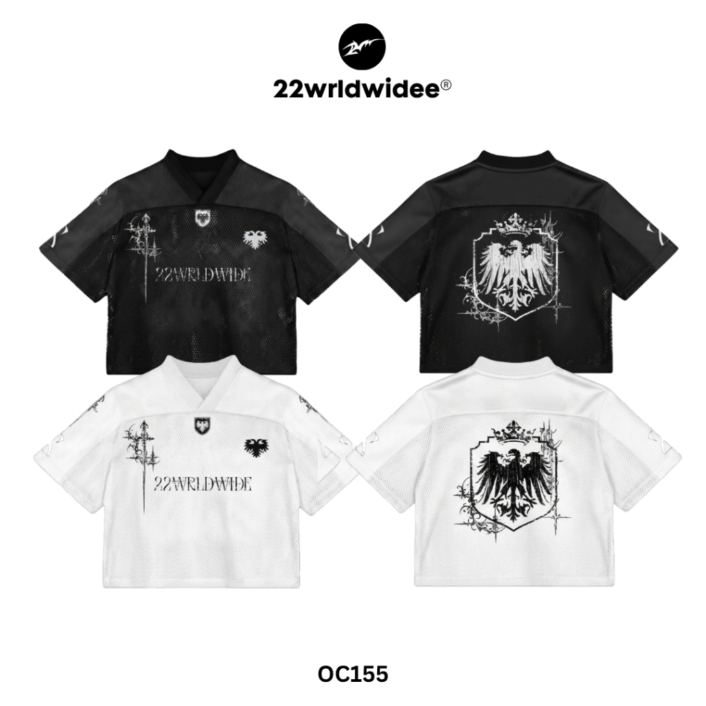 (🔥จัดส่งด่วน 1 วัน!) 22wrldwidee The Conqueror Jersey เสื้อเจอร์ซีย์ ใส่แล้วสบายไม่ร้อน (OC155)