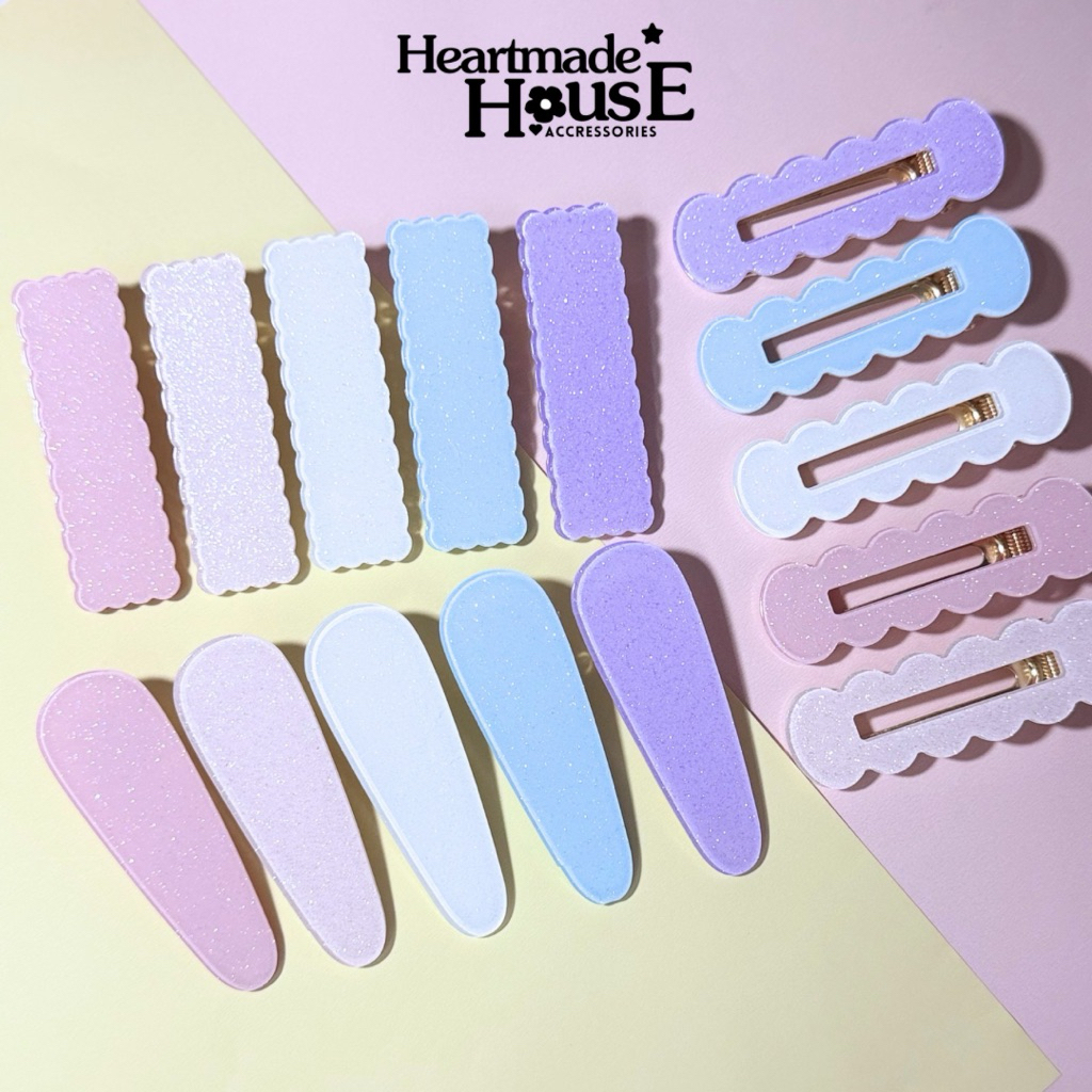 กิ๊ฟติดผมกลิตเตอร์ Hair Clip Hair Pin Hair Accessory น่ารัก Cute พรีเมียม ลายสวย สไตล์เกาหลี
