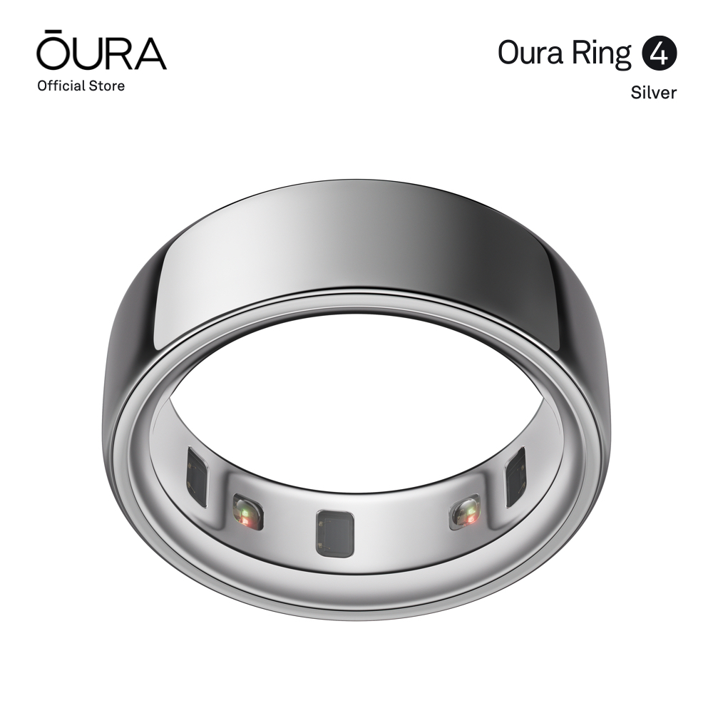 Oura Ring 4 แหวนอัจฉริยะ Smart Ring - แหวนติดตามสุขภาพ สีเงิน / Sliver