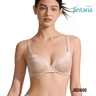 Jintana เสื้อชั้นใน รุ่น Daily รหัส JBD605 (มีโครง) ผ้าเย็นใส่สบาย jelly gel ยืดหยุ่น เรียบเนียน ตลอด 24 ชม