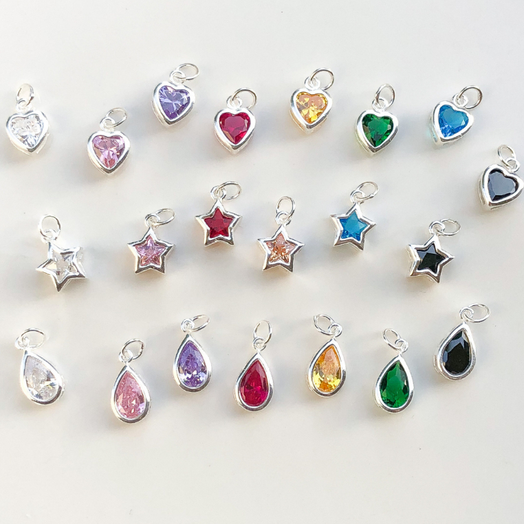 Sister J | จี้เพชรเงินแท้ silver 925 (เฉพาะจี้) | Colorful CZ Pendant