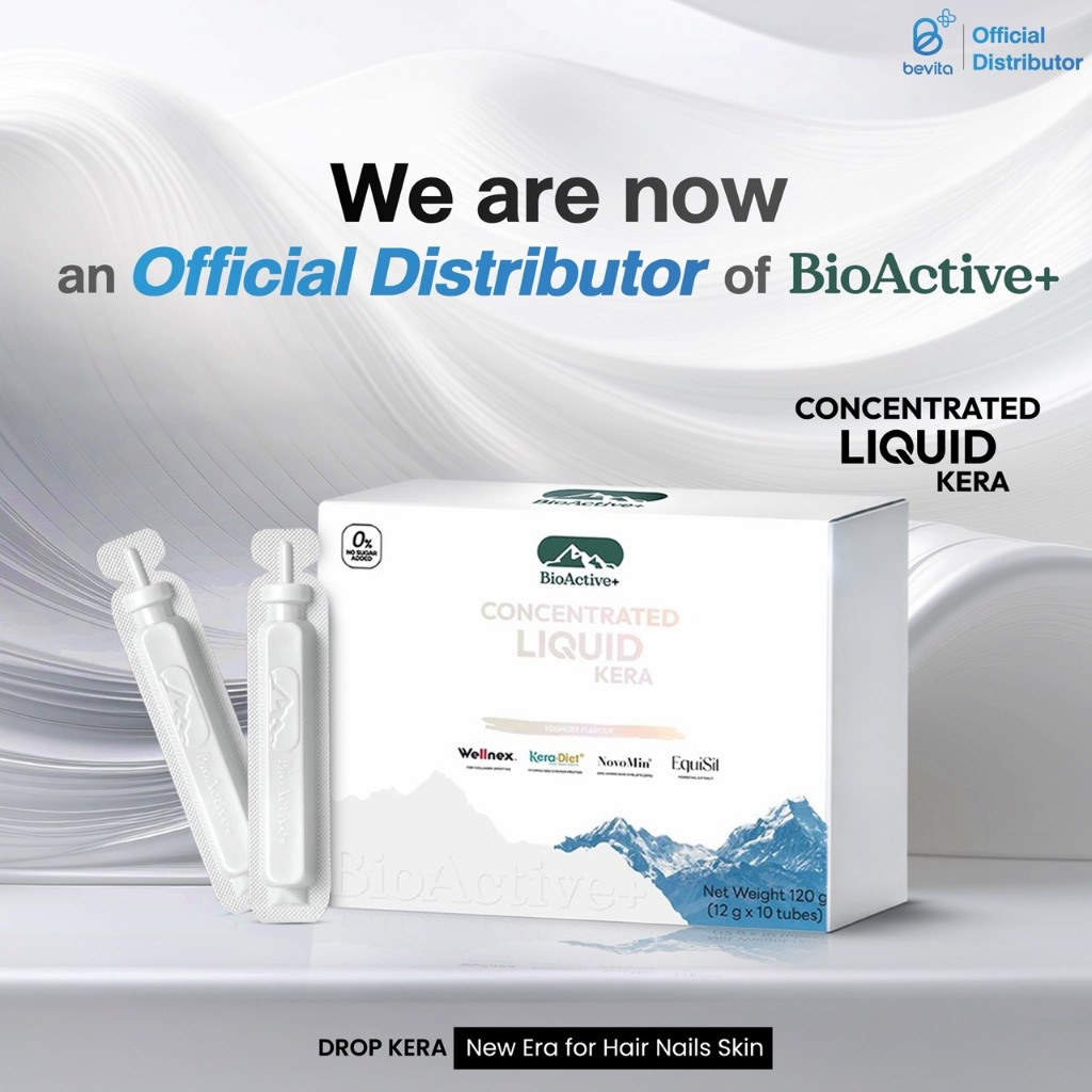 Bevita Official Store I BioActive+ Concentrated Liquid Kera รสชาติโยเกิร์ต