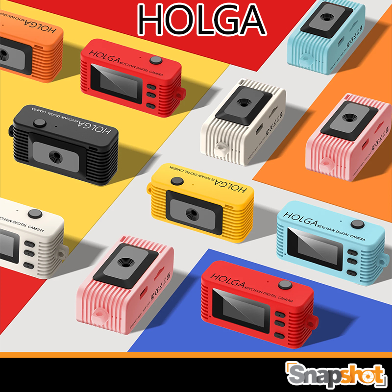 กล้องดิจิตอลจิ๋ว HOLGA DC-1 Keychain Digital Camera Compact Portable Retro Design Mini Camcorder Holga DC-1