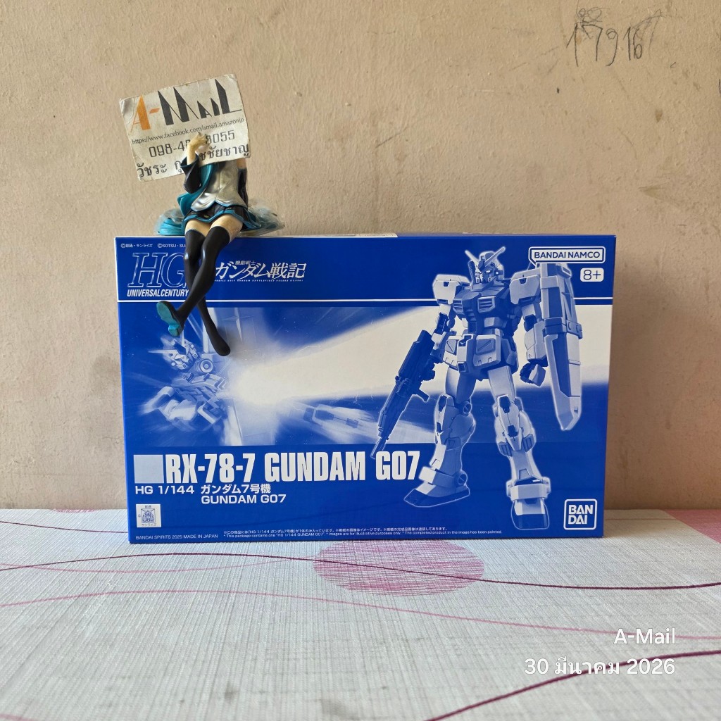 [พร้อมส่ง] มือ 1 Bandai HG 1/144 RX-78-7 Gundam G07 4573102692085