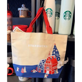 (สินค้าพร้อมจัดส่งไม่ต้องพรี) ♥️ กระเป๋า Starbucks Bag ลดราค…