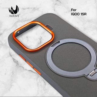 [ส่งจากกทม.] เคส IQOO 15R วัสดุกันลื่นขอบ TPU+ หลัง PC สุดพรีเมี่ยม พร้อมรองรับแม่เหล็ก กางตั้งได้