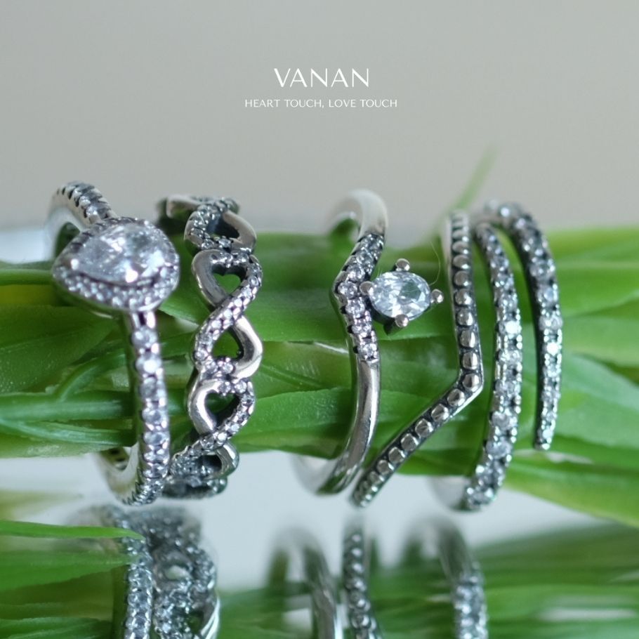 [โละทุน] Vanan แหวนเงินแท้ 925 ดีไซน์ Unique เรียบเท่ มีสไตล์ (ใส่ได้ทุกโอกาส) ราคา ถูกที่สุด ดีลบีเคเค แกลเลอรีภาพที่ 9