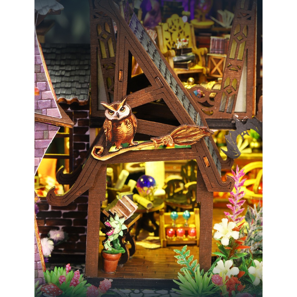 ส่งด่วนกทม. บ้านตุ๊กตา DIY ประกอบเอง Strange Castle รูปที่ 4