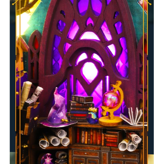 ส่งด่วนกทม. บ้านตุ๊กตา DIY ประกอบเอง Strange Castle รูปที่ 7