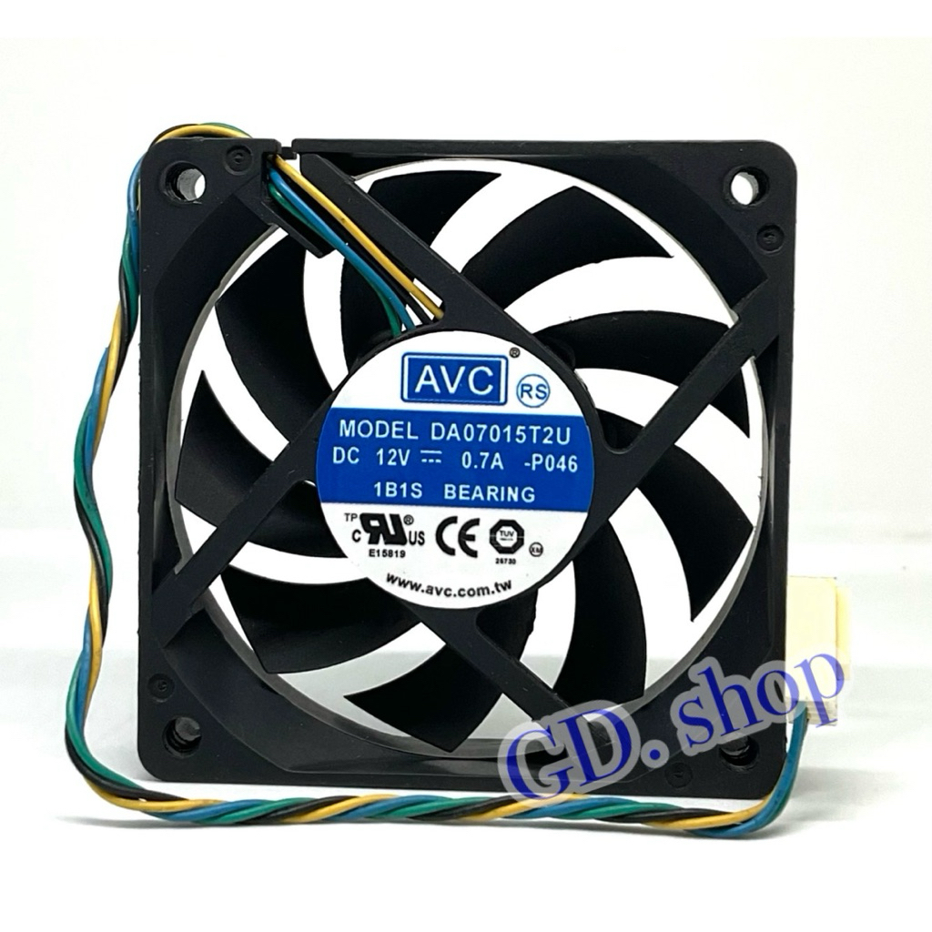 พัดลม MODEL DA07015T2U 12VDC 0.7A ขนาด70x70x15 พร้อมส่ง