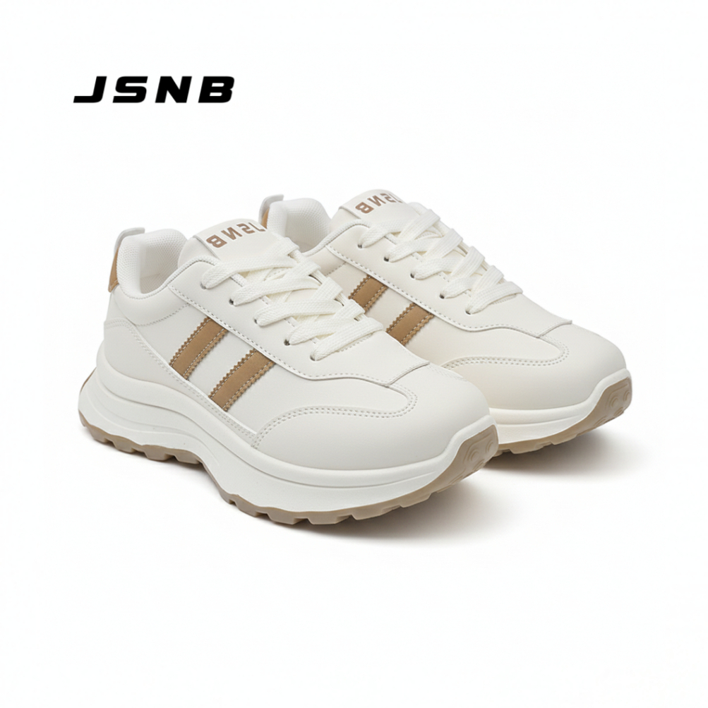 JSNB ส่งฟรี รองเท้าผ้าใบผู้หญิง แนวสปอร์ต รองเท้ากีฬา พื้นหนานุ่ม น้ำหนักเบา กันลื่น ผ้าใบลำลอง พร้อมส่ง [LN8896]