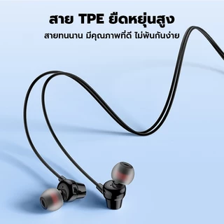 Acome [สินค้าใหม่] ROBOT หูฟังมีสาย รุ่น RE20E มีไมโครโฟนในตัว In-Ear เบสหนัก แจ็ค AUX 3.5 มม.