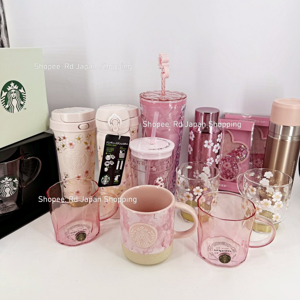 ของแท้ พร้อมส่งที่ไทย ส่งไว สตาร์บัคส์ ซากุระ 2026 Starbucks Sakura Stanley แก้ว กระติก กระบอกน้ำ ชมพู สวย แผ่นรองแก้ว