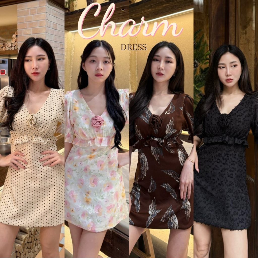 SIRINTRA : CHARM DRESS มี 4 สี