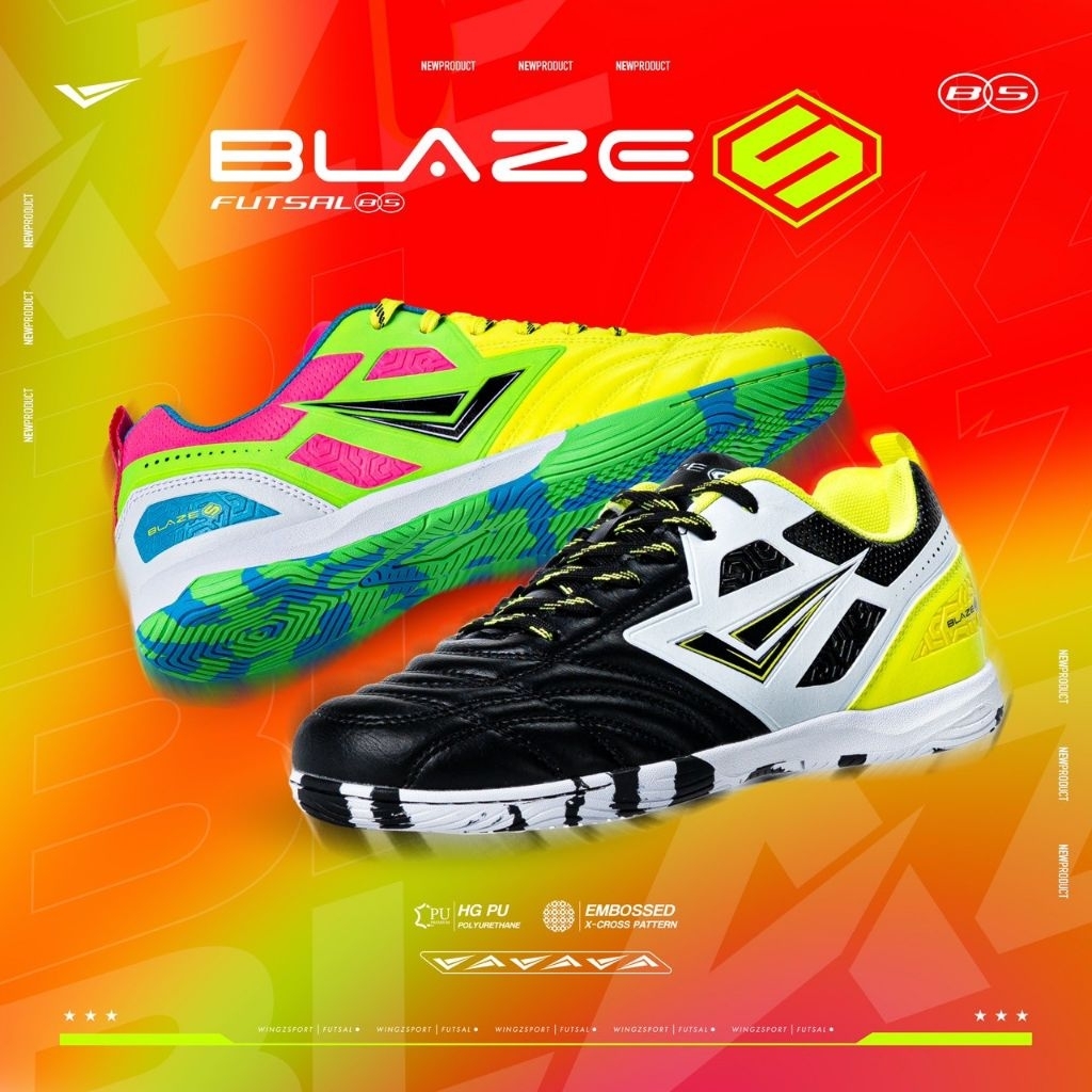 สินค้าลิขสิทธิ์[ของแท้100%]รองเท้าฟุตซอล WINGZ FUTSAL BLAZE5