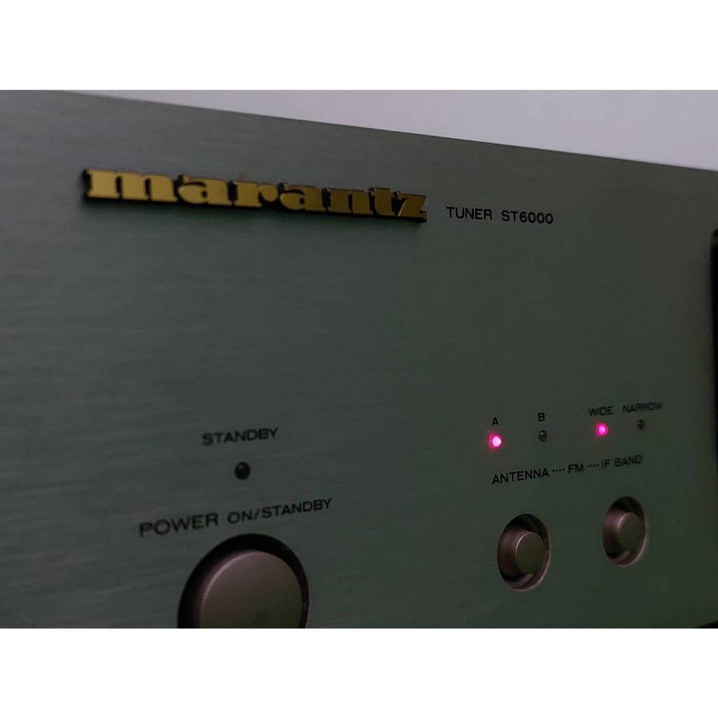 Marantz ST6000 FM / AM Tuner FM คลื่นสั้น 90 ร่องรอยมีปกติมือสอง ตามภาพชัดเจน ใช้ไฟ100-110 v       .