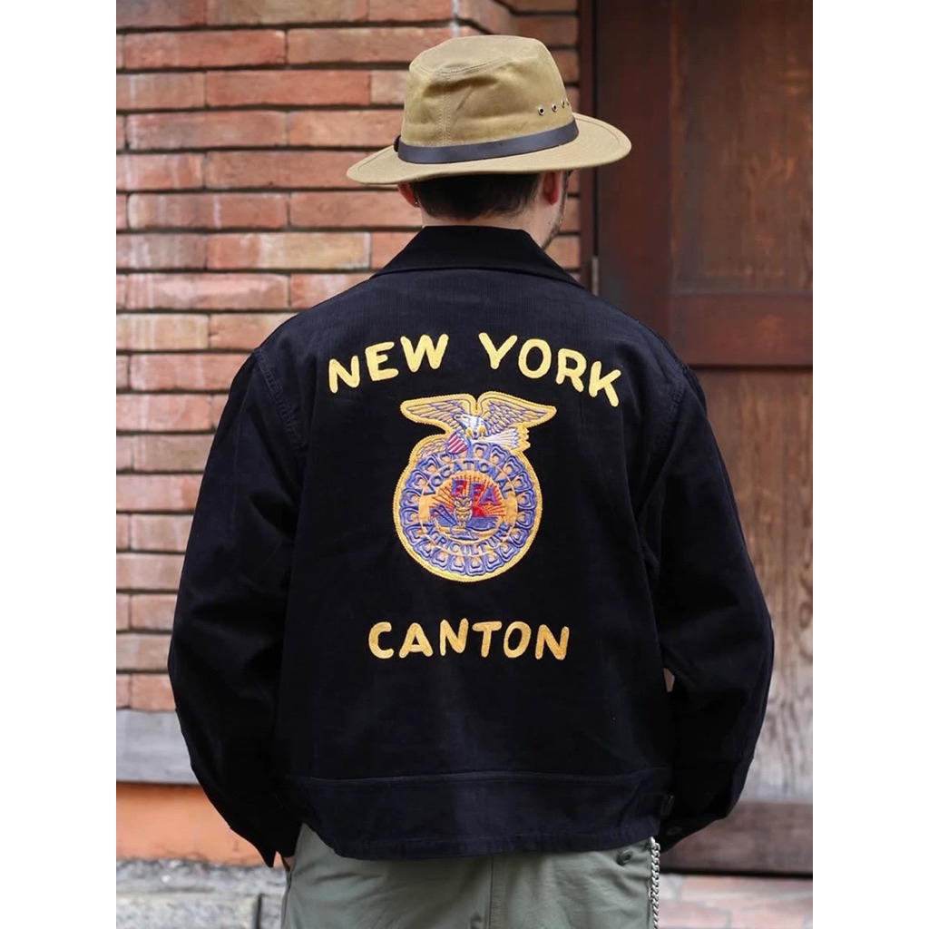 FFA Jacket Future Farmers Agriculture INDIGO CORDUROY FFA JACKET เสื้อ FFA เสื้อฟาร์ม เสื้อนักเรียนเ