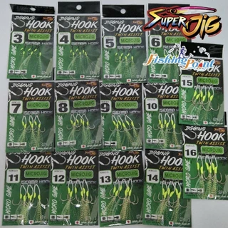 เบ็ดจิ๊ก SuperJig ทุกรุ่น Microjig/light Jig/Slow jig