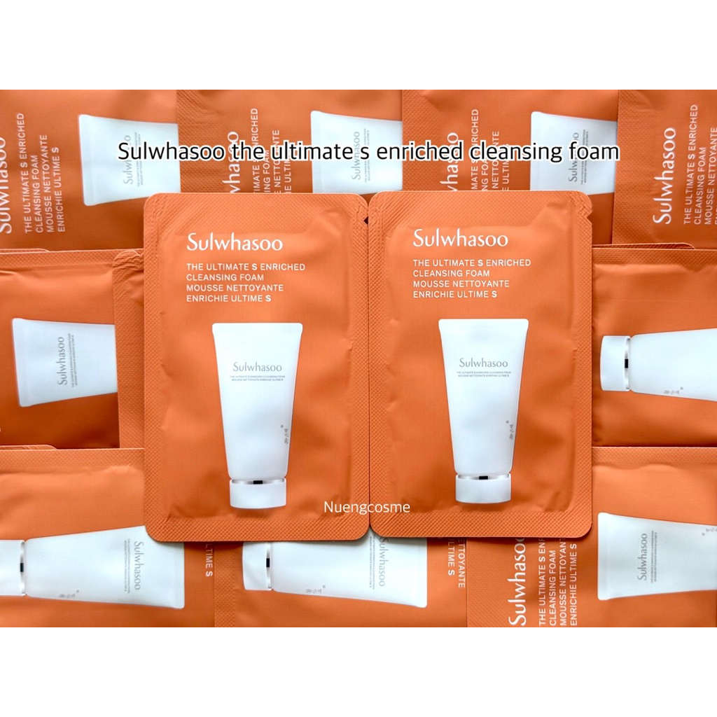 🟠(ใหม่)(โฟมล้างหน้า) The ultimate s enriched cleansing foam
