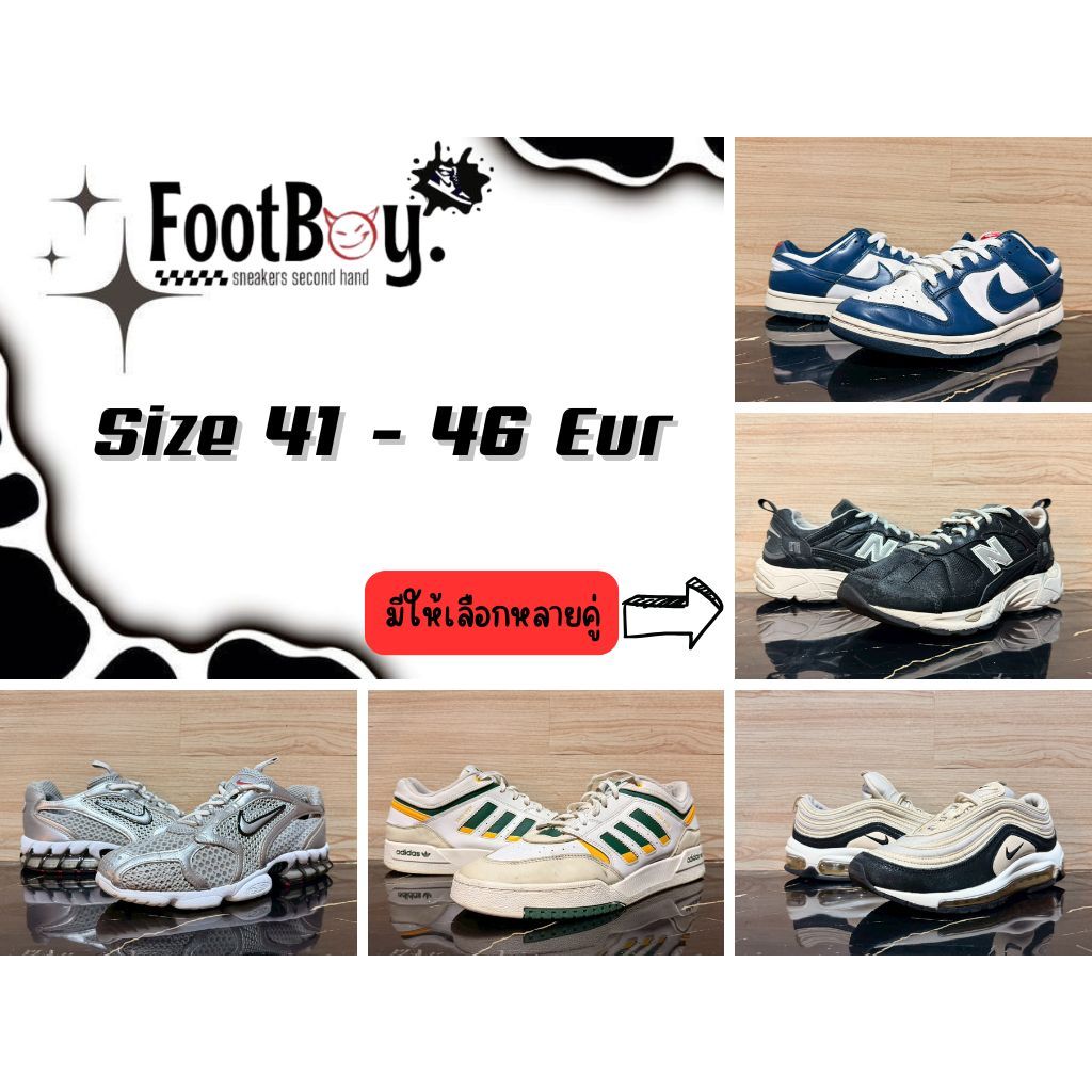 FootBoy รองเท้ามือสองของแท้ Size41-45Eur