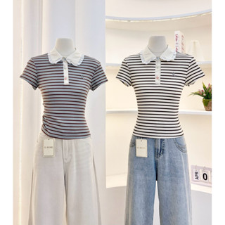 G-rose รวมเสื้อโปโลแขนสั้น กระดุมหน้า ผ้าพรีเมียม