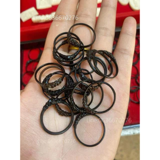 แหวนหางช้าง แหวนสายเดี่ยวถักหัว สินค้ามีปลายทางมาจากสุรินทร์แท้