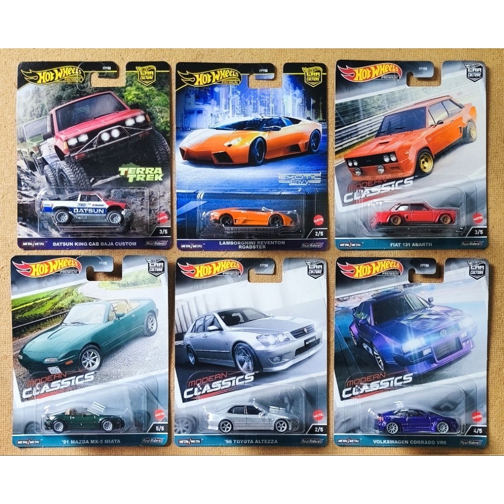 โมเดลรถเหล็ก รวมงาน Hot Wheels Premium ใหม่ แพคเดิมๆ งานหายาก น่าเก็บสะสม