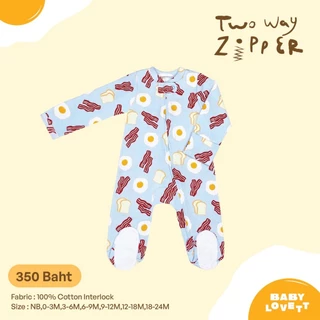 [Babylovett] Breakfast - Two-Way Zipper ชุดนอนคลุมเท้า