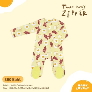 [Babylovett] Breakfast - Two-Way Zipper ชุดนอนคลุมเท้า