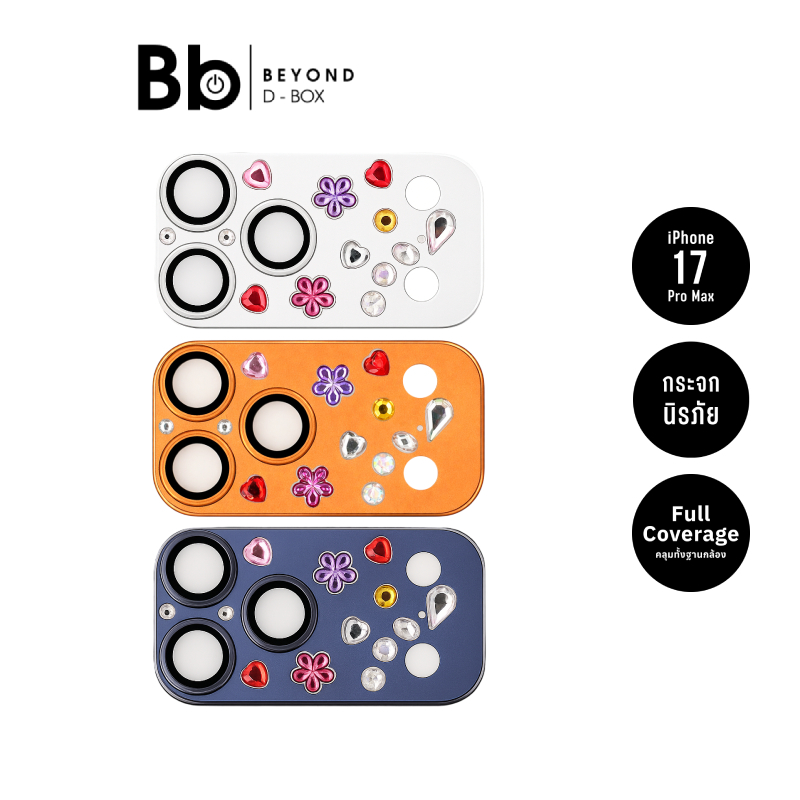 KING KONG ฟิล์มกันเลนส์ iPhone 17 Pro Max Candy Crystal by BB Beyond D-Box