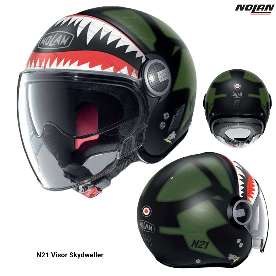 Nolan หมวกกันน็อค  N21 Visor Skydweller สไตล์ย้อนยุค ดีไซน์คลาสสิก