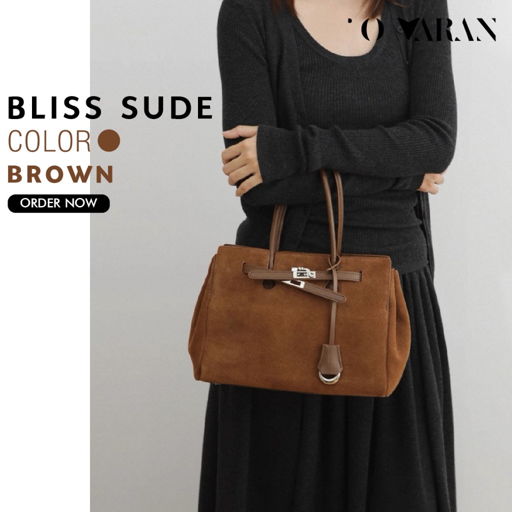 OVARAN รุ่น BLISS VARAN SUEDE : หนังวัวแท้