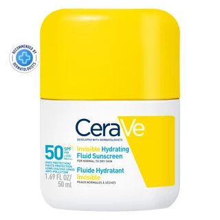 CERAVE - Invisible Hydrating Fluid Sunscreen 50 ml. เซราวี อินวิซิเบิ้ล ไฮเดรติ้ง ฟลูอิด ซันสกรีน
