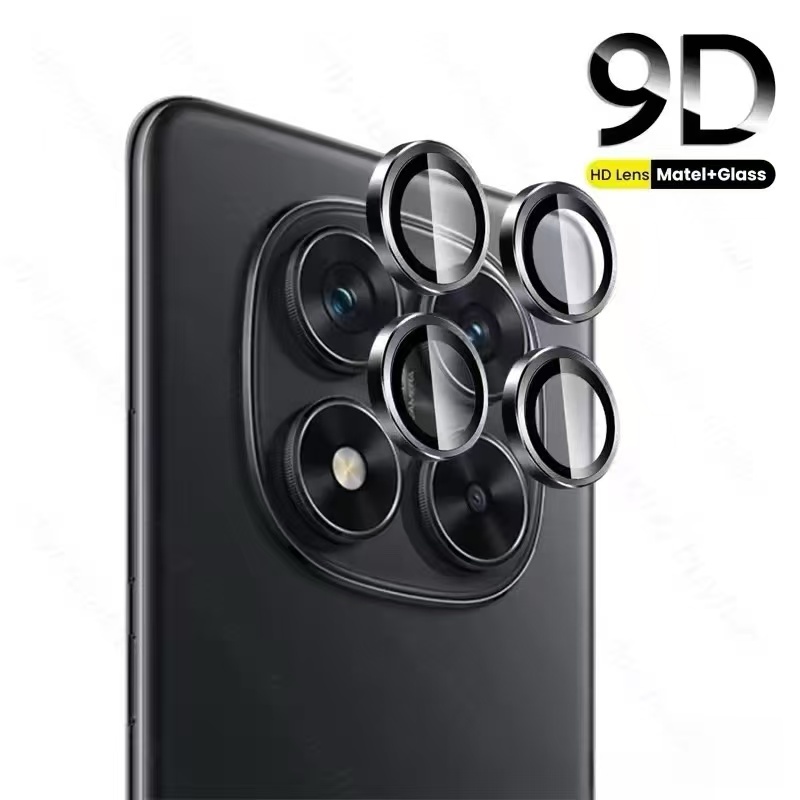 ฟิล์มกระจก เลนส์กล้อง สำหรับ Xiaomi Redmi Note15 Note15Pro Note15ProPlus เต็มเลนส์ เลนส์สีรุ้ง
