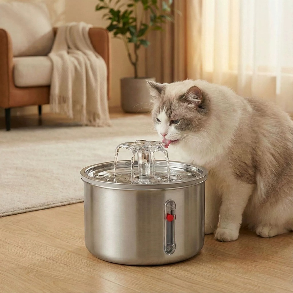 Cat Fountain น้ำพุสัตว์เลี้ยง น้ำพุ automatic pet water fountain น้ำพุแมว Cat Water Fountain Drinkin