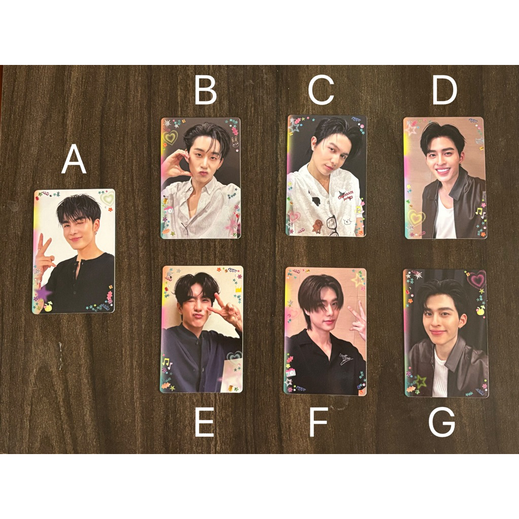 พร้อมส่ง- การ์ดGmmTV ของแท้ งานfanival pondphuwin perthsanta williamest jimmysea
