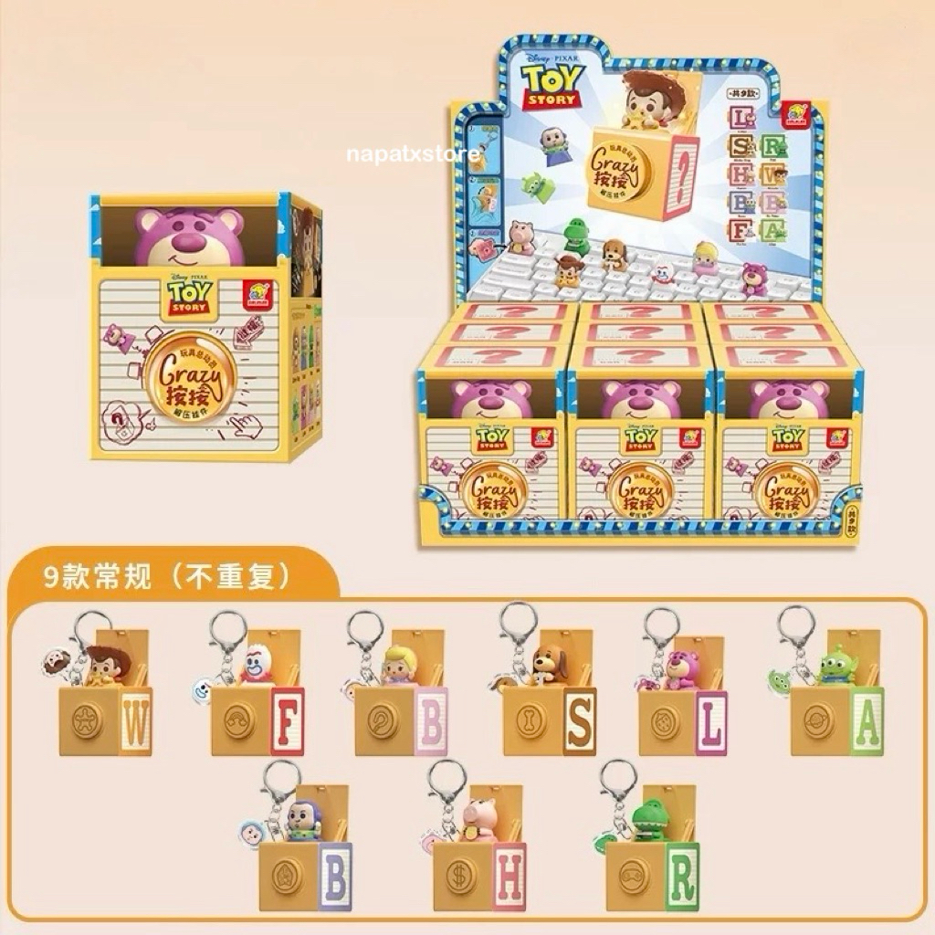 พร้อมส่งในไทย  คีย์แคป Toy Story Crazy Keycap | กล่องสุ่มคีย์แคป ทอยสตอรี่ (ลิขสิทธิ์แท้) ราคา ถูกที่สุด ดีลบีเคเค แกลเลอรีภาพที่ 9