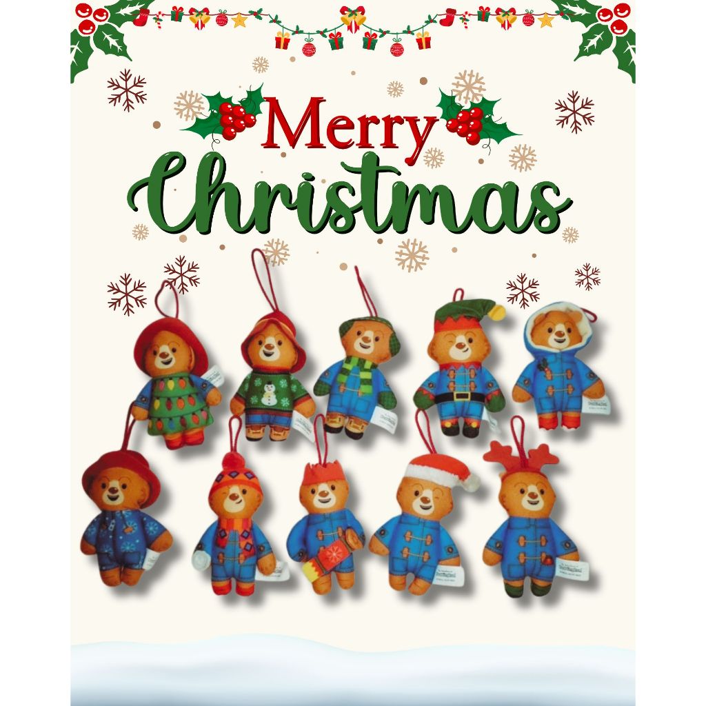 [พร้อมส่ง] Christmas // ชุดของเล่น Happy Meal // หมีแพดดิงตัน McDonald’s x Paddington Bear 2023 // ข