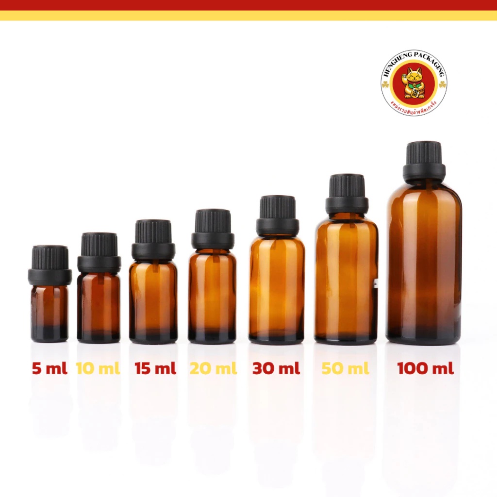 ขวดอโรม่า 5/10/15/20/30/50/100ml ขวดน้ำมันหอมระเหย ใส่น้ำหอม มีจุกหยดและฝาปิดสนิท thumbnail 3